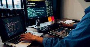 web developer multitasking