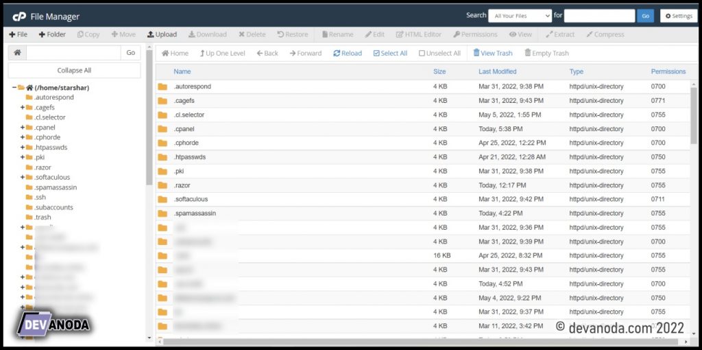 5.3.2- Tampilan file manager