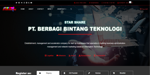 3 jasa web untuk situs STAR SHARE