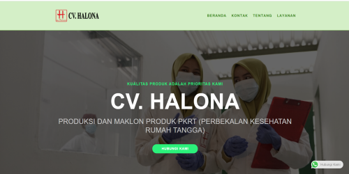4 jasa pembuatan website profesional untuk CV Halona