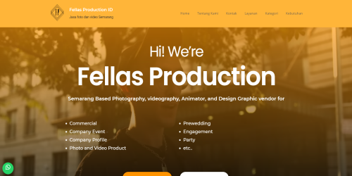 5 jasa buat website untuk Fellas Production