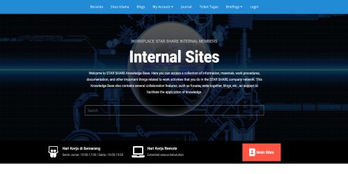 6 jasa pembuatan website untuk Internal STAR SHARE