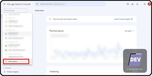 GB 03. Anda perlu menambahkan property dari menu dropdown
