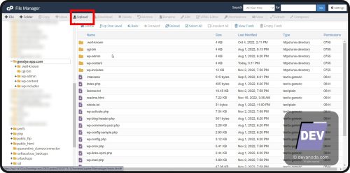 GB 11. Upload file HTML di folder domain Anda