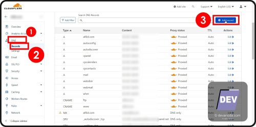 GB 31. Add Records di Cloudflare