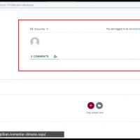 Tekan Apply dan Publish atau Update Kolom Komentar dimana saja