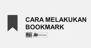 Cara melakukan Bookmark situs web di Smartphone dan Laptop