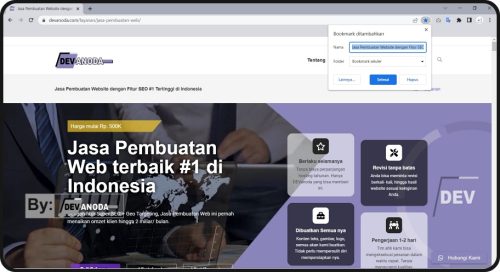Cara melakukan Bookmark di Laptop/ PC/ Desktop