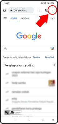 Cara membuka Bookmark di HP/ Smartphone/ Android