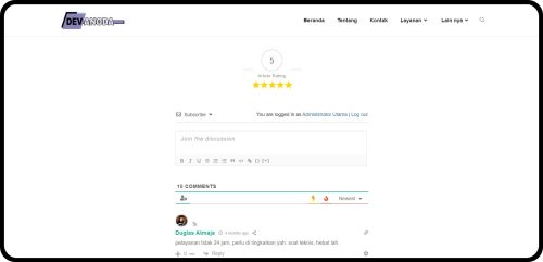 Contoh review bintang yang jujur