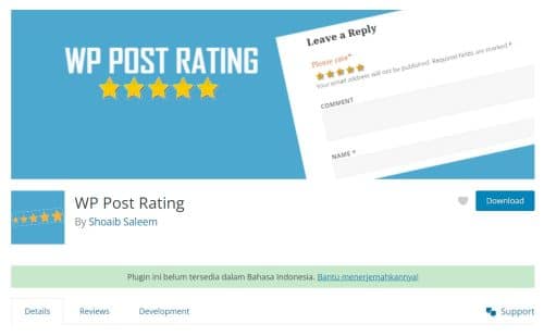 WP Post Rating