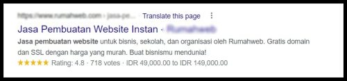 review bintang google dengan harga v2