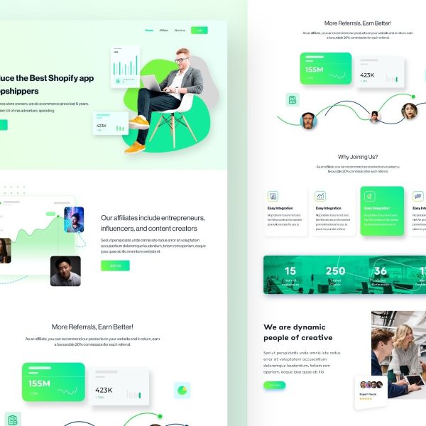 Application Landing Page illustration website design 3D Art ui Jasa Pembuatan Website Bisnis Khusus Application Landing Page illustration website design 3D Art ui