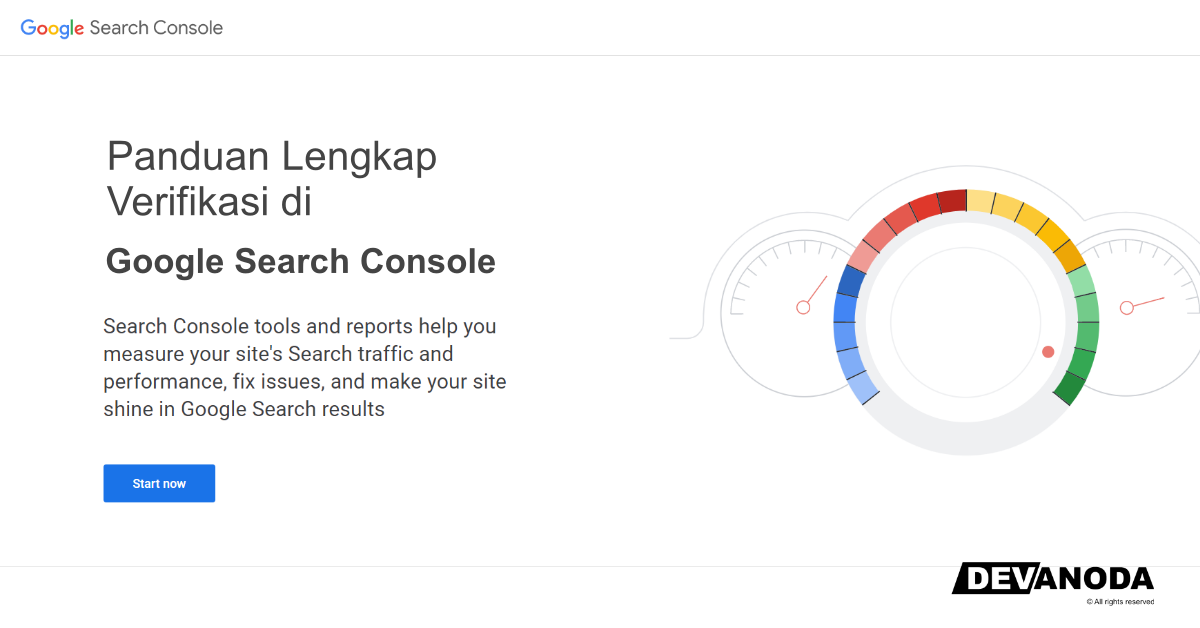 Cara Memverifikasi Google Search Console atau Google Web Master