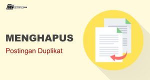 Cara menghapus post duplikat secara massal