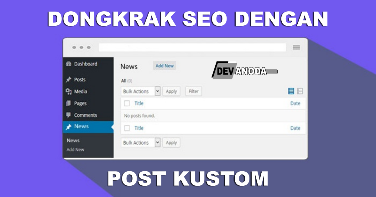 Read more about the article Teknik pembuatan Kustom Post untuk mendongkrak SEO website