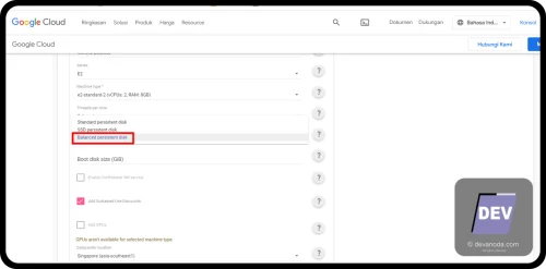 Balance Persistent Disk Google Cloud