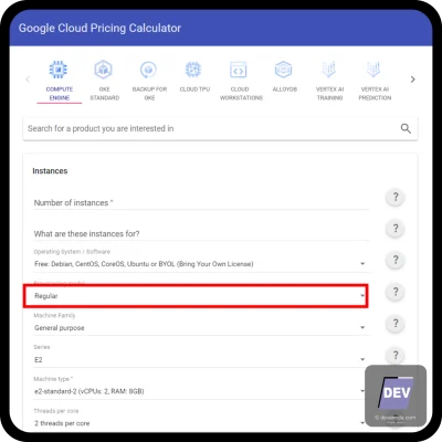 Provisioning Model pada Google Cloud