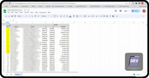 Data komentar sebagai template untuk meramaikan komentar