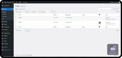 3.3.5. Jumlah komentar sebelum tindakan - Memindahkan Komentar WordPress