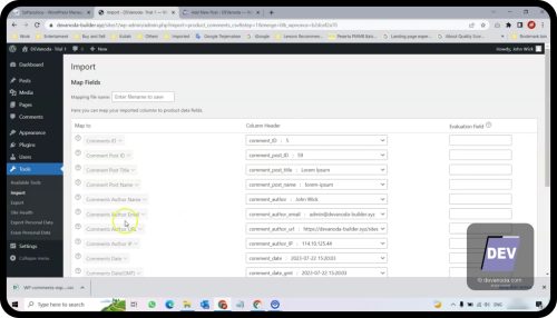 5. Mulai melakukan import komentar - Cara Menduplikat Komentar di WordPress