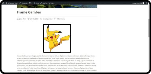 6.1. Tampilan frame di gambar Variasi radius 1 Cara Membuat Frame Gambar Otomatis di WordPress 6.1. Tampilan frame di gambar Variasi radius 1