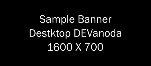 Sample Banner Desktop DEVanoda Cara Membuat Floating Banner di WordPress (Tanpa Plugin) Sample Banner Desktop DEVanoda