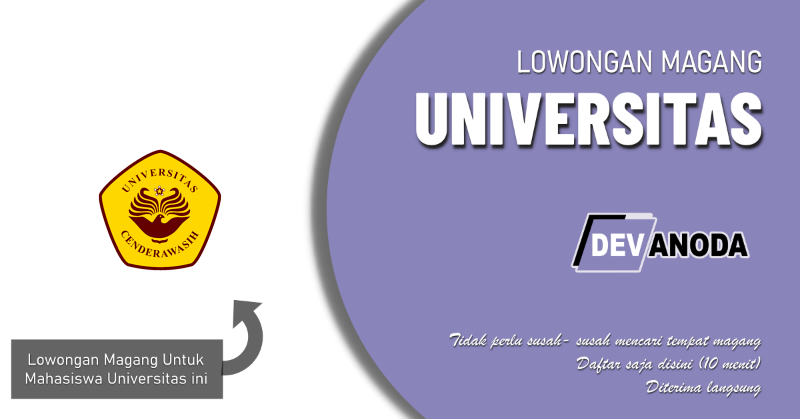 You are currently viewing Lowongan Magang Universitas Cendrawasih