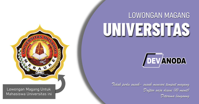 You are currently viewing Lowongan Magang Universitas Musamus Merauke