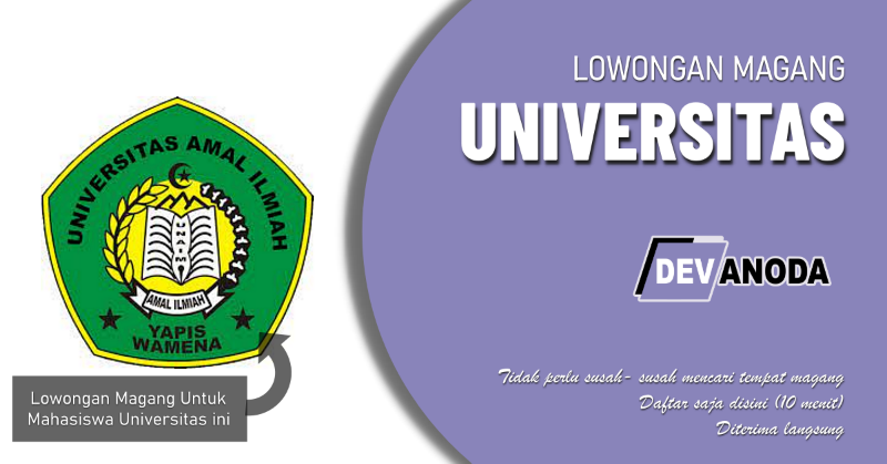 You are currently viewing Lowongan Magang Sekolah Tinggi Ilmu Administrasi Amal Ilmiah Wamena, Wamena, Jayawijaya