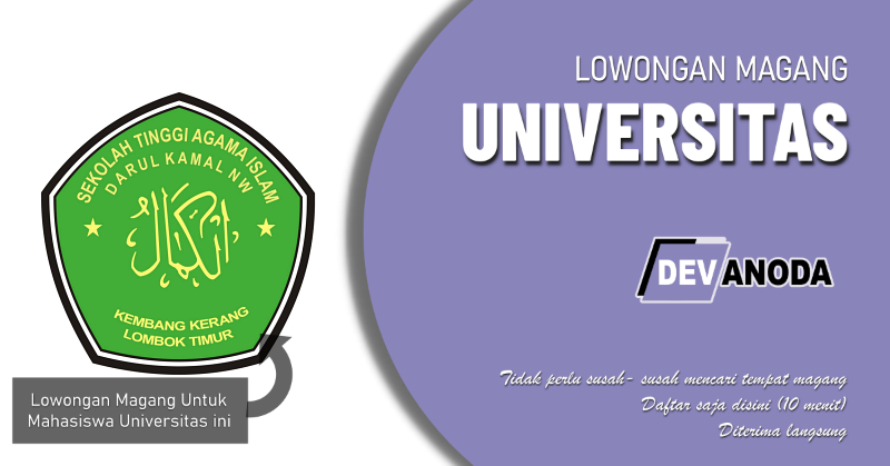 You are currently viewing Lowongan Magang Sekolah Tinggi Agama Islam Darul Kamal Aikmel, Lombok Timur