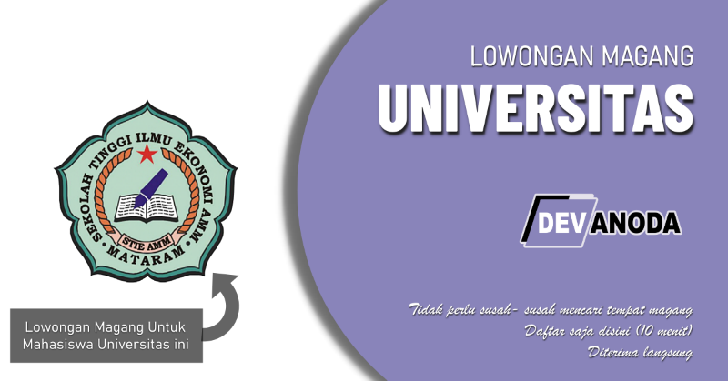 You are currently viewing Lowongan Magang Sekolah Tinggi Ilmu Ekonomi AMM, Mataram