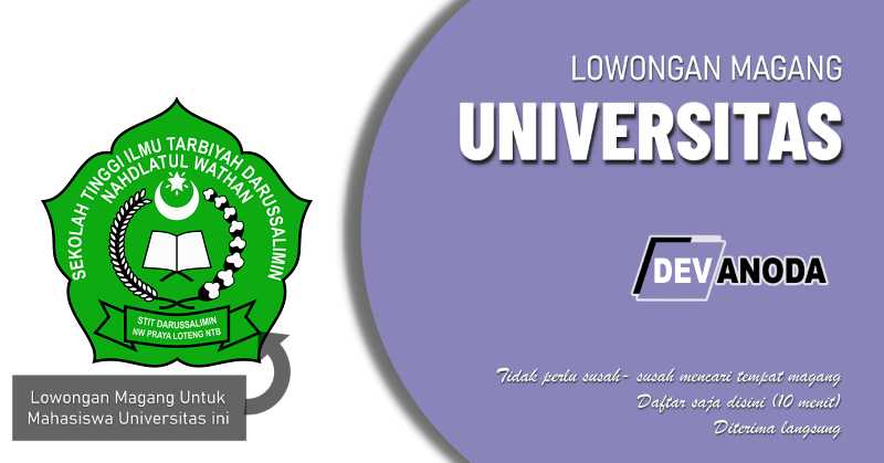 You are currently viewing Lowongan Magang Sekolah Tinggi Agama Islam Darushalihin, Mantang Lombok Tengah