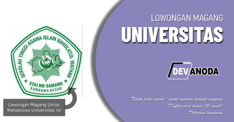 You are currently viewing Lowongan Magang STAN NW, sumbawa besar