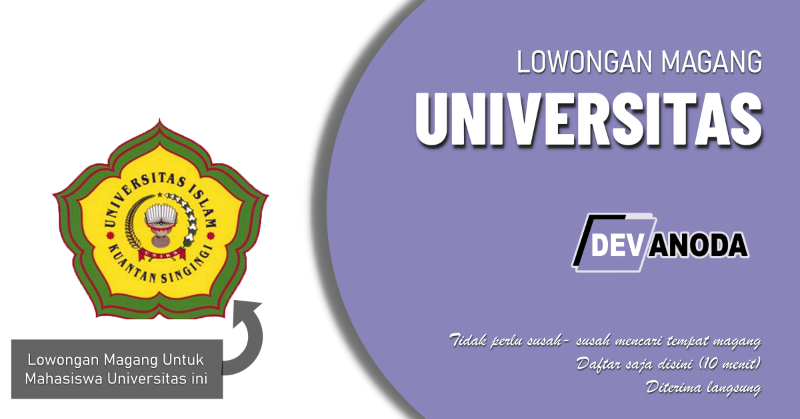 You are currently viewing Lowongan Magang Universitas Islam Kuantan Singingi- UNIKS