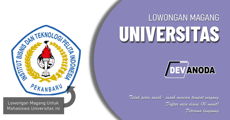 You are currently viewing Lowongan Magang Sekolah Tinggi Ilmu Komputer Pelita Indonesia, Pekanbaru.