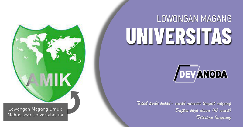 You are currently viewing Lowongan Magang AMIK Mitra Gama