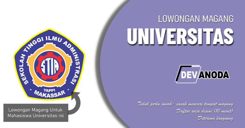 You are currently viewing Lowongan Magang Sekolah Tinggi Ilmu Administrasi Yappi Makassar