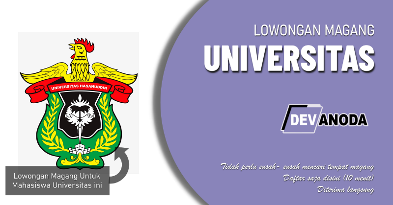 You are currently viewing Lowongan Magang Universitas Hasanuddin