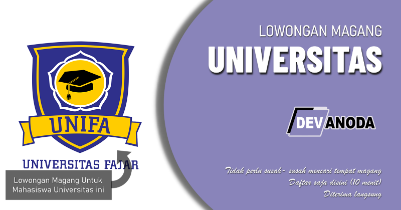 You are currently viewing Lowongan Magang Universitas Fajar