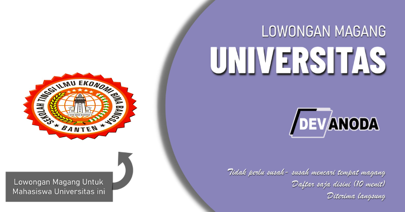You are currently viewing Lowongan Magang STIE Bina Bangsa