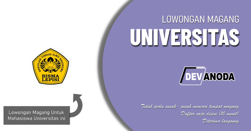 You are currently viewing Lowongan Magang STIE Bisma Lepisi