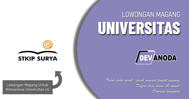 You are currently viewing Lowongan Magang STKIP Surya