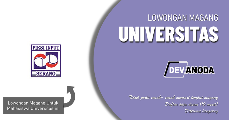 You are currently viewing Lowongan Magang STEI Piksi Input Serang