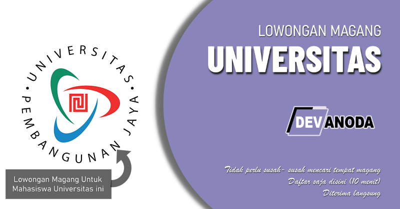 You are currently viewing Lowongan Magang Universitas Pembangunan Jaya