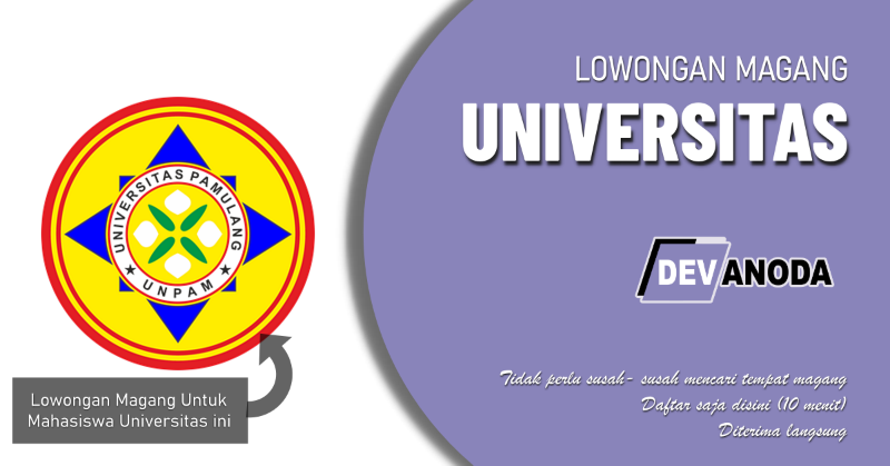 You are currently viewing Lowongan Magang Universitas Pamulang