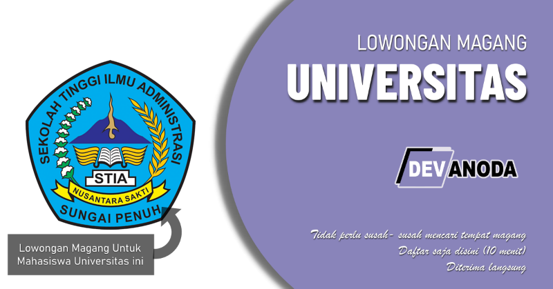 You are currently viewing Lowongan Magang STIA Nusantara Sakti Sungai Penuh