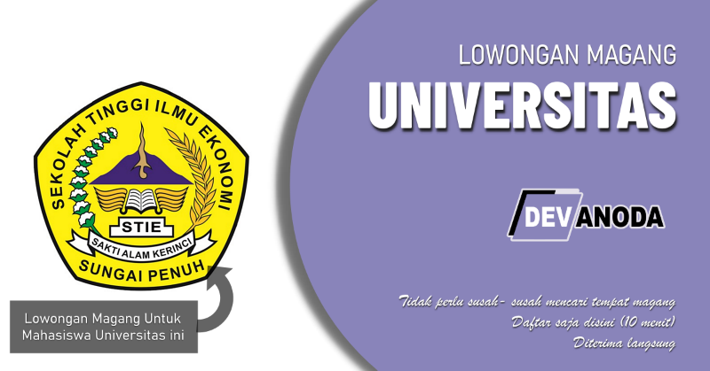 You are currently viewing Lowongan Magang STIE Sakti Alam Kerinci