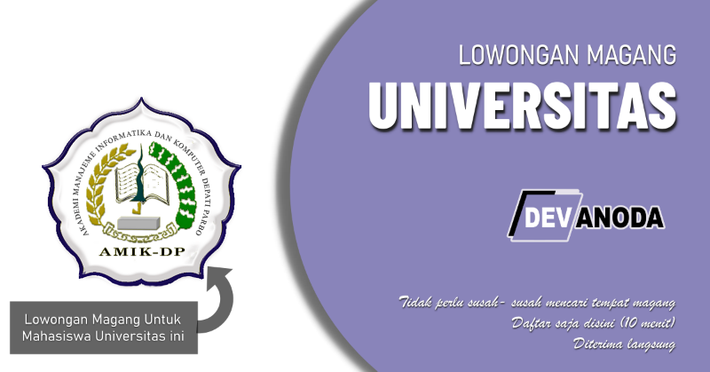 You are currently viewing Lowongan Magang AMIK Depati Parbo