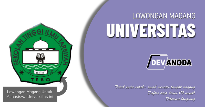 You are currently viewing Lowongan Magang STIT TEBO